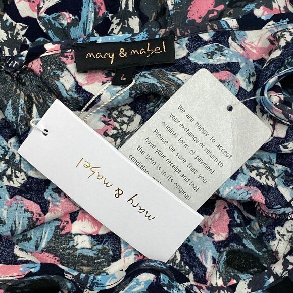 Mary & Mabel Floral Ruffled Sleeveless Romper 4 - Picture 10 of 11